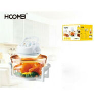 Forno Ventilato Alogeno Fornetto Doppia Griglia In Acciaio Timer Accessori 1.2lt