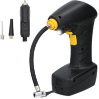 Compressore Aria Auto Portatile 12v Ruote Auto Avec Lumier Led Beccucci Gonfiabili