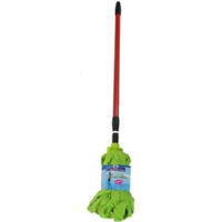 Mocio In Microfibra Per Pavimento Cattura Sporco Con Bastone Allungabile