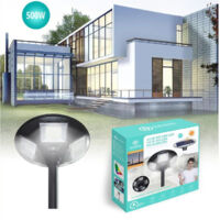 Luce Lampione Faro Giardino Stradale Crepuscolare Pannello Solare 500 W Led-8447