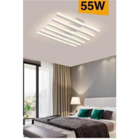 Plafoniera Led Modern 55 Watt Bianca Luce Natural Fredda Calda C47- B
