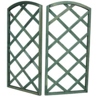 Pannello Traliccining In Legno Verde 60x30 Cm Rampicanti Giardino 219842