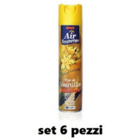 Set 6 Pz Déodorant Pour L'environnement Spray Parfum Maison Fraîche 300ml Vanille
