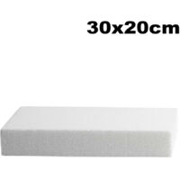 Moule A Cake Rectangulaire En Polystyrene 30x20cm Côtes 5cm Hauteur Cake Design