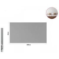 Rotolo Pellicola Adesiva Grigia 45 Cm X 5 Metri Per Mobili Carta Da Parati 71117