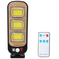 Faro Lampione Stradale Con Pannello Solare Fotovoltaico Sensore 54 Led Cob Gl