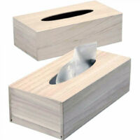 Scatola Portatovaglioli Rettangolare Legno Decoupage Cofanetto Fazzoletti Veline