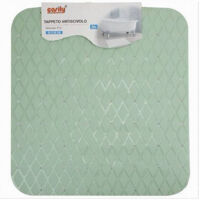Tappetino Pvc Antiscivolo Per Vasca Bagno Doccia 50x50cm 79728 Verde