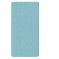 Tappetino Pvc Antiscivolo Vasca Da Bagno Doccia 68x36cm 79754 Azzurro