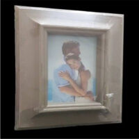 Cornice Portafoto Porta Foto Fotografia 10x15cm Marrone Effetto Legno Chiaro