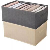 Organizer Salvaspazio Per Armadi Scatola Pieghevole 9 Scomparti 36x20x25cm 87402