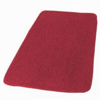 Tappeto Tappetino In Tessuto Per Bagno Casa Arredo 45 X 75 Cm Colore Rosso 69947