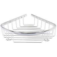 étagère D'angle Pour Douche Chrome Chrome Basket Basket Basket D'acier 87901