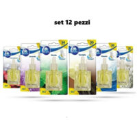Set 12 Pièces Déodorant Recharge Compatible Ambi Pur 20ml Divers Parfums