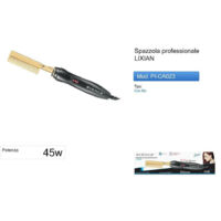 Peigne électrique Professionnel Chauffant Brosse à Lisser Les Cheveux Pi-ca023