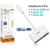 Otg Memory Card Reader 3in1 Lightning To Micro-sd/tf/usb Interface Ith518