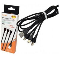3-in-1 Micro Usb + 2 Type-c Type C Linq Tpc-9718 Data Charging Usb Cable