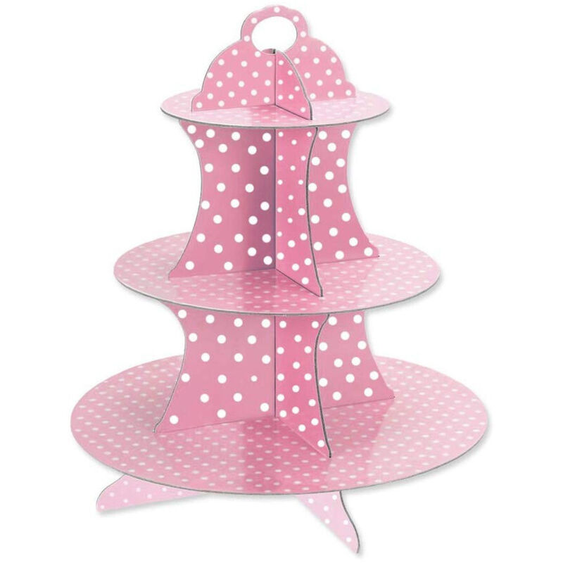 Supporto Per Cupcake A 3 Livelli Con Base, Supporto Per Torte Supporto Per Cupcake A Torre~p136029050