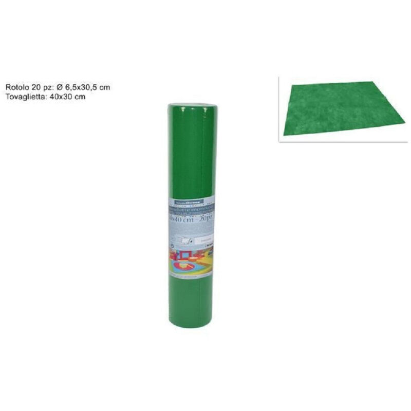 GRÄWE Set Di 4 Tovagliette In Feltro – Verde – 45x30 Cm + 4 Sottobicchieri 10x10 Cm – Proteggi Tavolo Da Graffi - 2