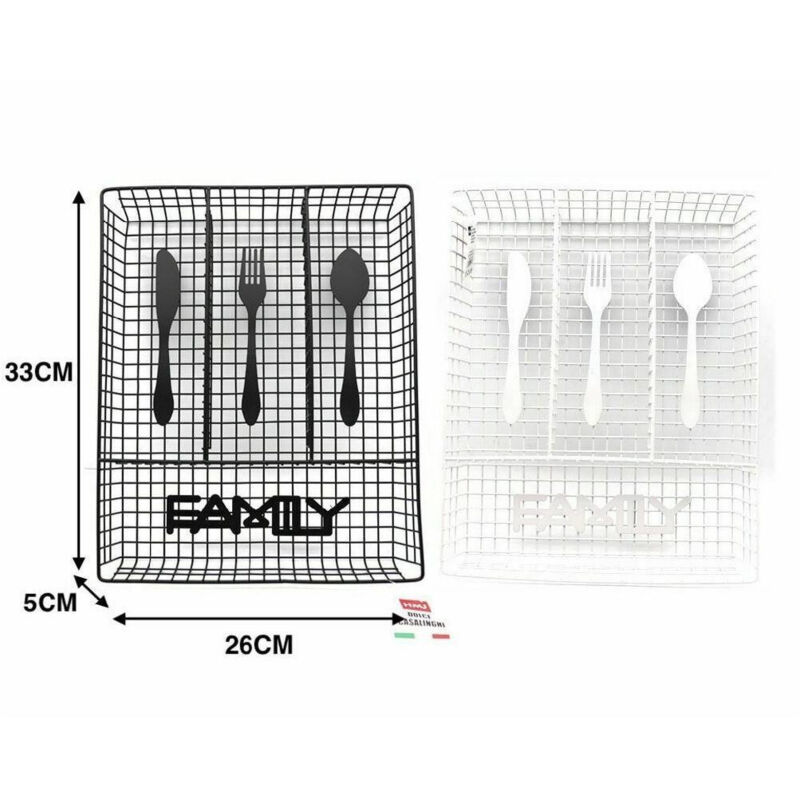 Porta Posate Da Parete Autoportante – Organizer Per Bacchette E Utensili Con Drenaggio, 12,5×8,5×6,6 Cm, Grigio Nero, In ABS