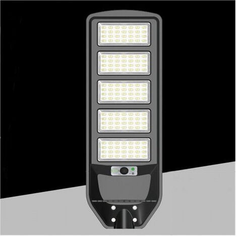 Trade Shop - Lampione Solare Led 270w Sensore Movimento Pir Telecomando Ip65 Esterno J02-270w-f - (1/5)
