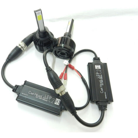 Trade Shop - Lampade Auto 2 Led 6s H1 Alta Luminosita Bianco Fred 30w -