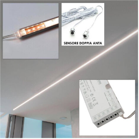 Trade Shop - Kit 3pz Barra Led 36w Lighting Profile 12v Luz 4000k Double - (1/5)