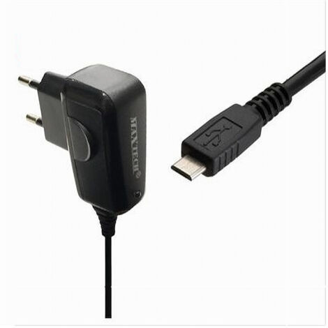 Trade Shop - Cargador Micro Usb Travel Plug 5pin 5v-1000ma 5watt Maxtech Ca-s008a - (1/2)