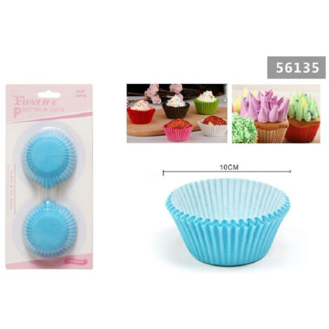 Homoyoyo 50 pezzi Pirottini di Carta per Cupcake e Muffin con Stampo Usa e Getta Carta Antiaderente con Stampa Carina per Feste e Uso Domestico