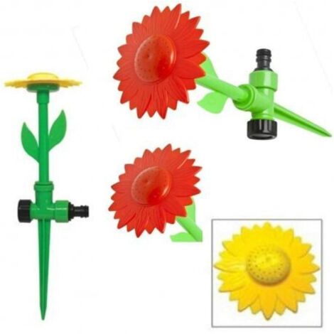 Trade Shop - Aspersor De Girasol Con Estaca Para Riego De Plantas Y Césped - (1/3)