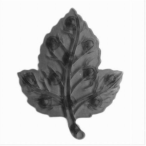 Trade Shop - Set 4 Pezzi Tappetini Antiscivolo Foglia Per Doccia Vasca Con Ventosa Nero 69766 - (1/2)