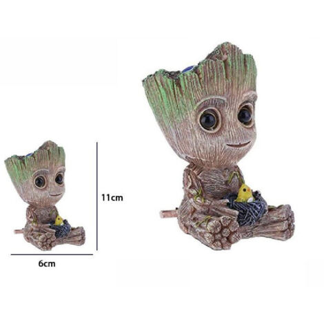 Trade Shop - Groot Baby Para Acuario Ornamento En Miniatura Decoración De La Decoración Figura 71544 - (1/2)