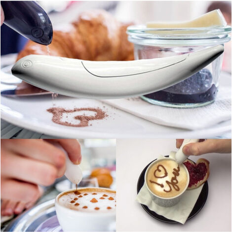Trade Shop - Café Eléctrico Spice Pen Decoraciones Para Tartas Capuchino Cacao - (1/5)