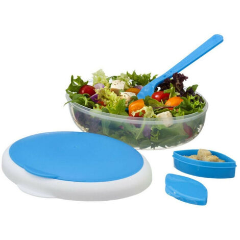 Trade Shop - Contenitore Cibo Porta Pranzo Posate Forchetta Pieghevole Contorni Ovale Lavoro - (1/5)