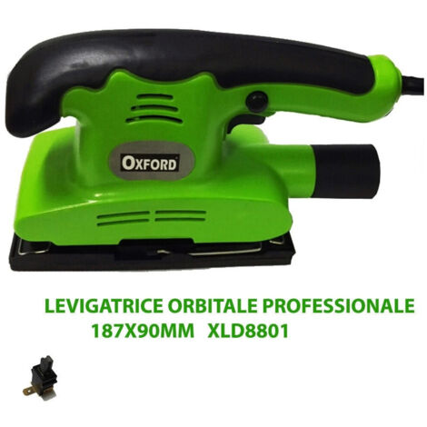 Trade Shop - Levigatrice Orbitale 150w 187x90 Mm Con Attacco Per Aspirazione Polvere Xld8801 - (1/2)