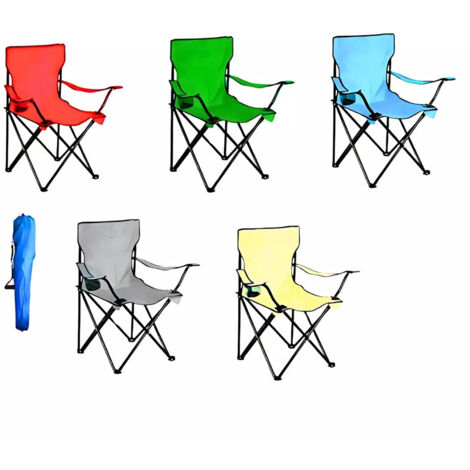 Trade Shop - Sedia Pieghevole Con Portable Por Fishing Show Spiaggiaggia Unit 285006 - (1/5)