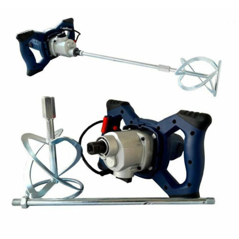 Trade Shop - Trapano Miscelatore Mescolatore Con Frusta Per Colla E Malta 1300w Rehm-130c - (1/3)
