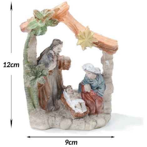 Nativita' Giuseppe Maria e Gesu' Bambino decorazione natalizia - La