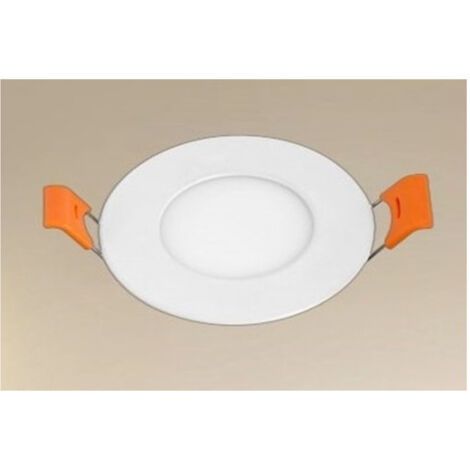 PANNELLO LED SLIM ROTONDO DA INCASSO CON CORNICE IN VETRO 9W 780 LUMEN CCT 3000K - 4000K - 6500K - Foto 2