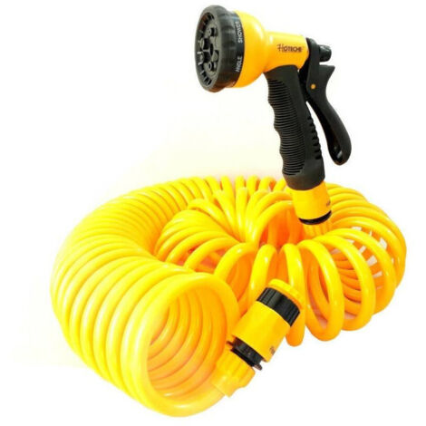 DOBO Tubo Da Giardino Espandibile 22.5m Con Pistola Multigetto 9 Funzioni - Raccordi In Metallo
