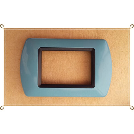 Trade Shop - Abs Placchette Compatibili For Living International Serie De Placca -      Polvo Azul