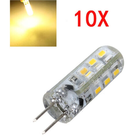 Trade Shop - Bombillas Led G4 Smd 3014 Dc 12v Lámparas Super Brillantes Para Lámparas De Araña -   -3 Vatios    -