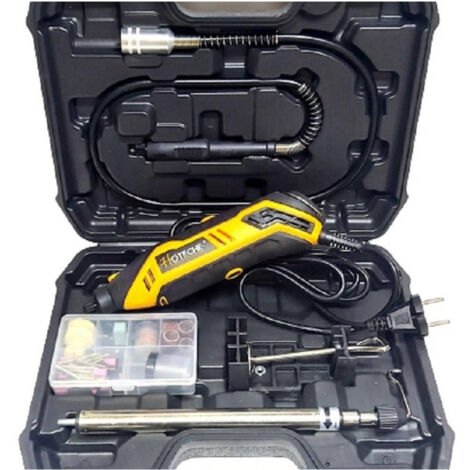 Trade Shop - Mini Taladro Eléctrico Kit Taladro Rotativo Accesorios P801208 - (1/5)