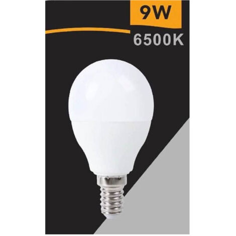 Trade Shop - Lampadina Led Globo G45 E14 9w Luz Fredda 6500k Calda 3000k Naturale 4000k G45t-9w -