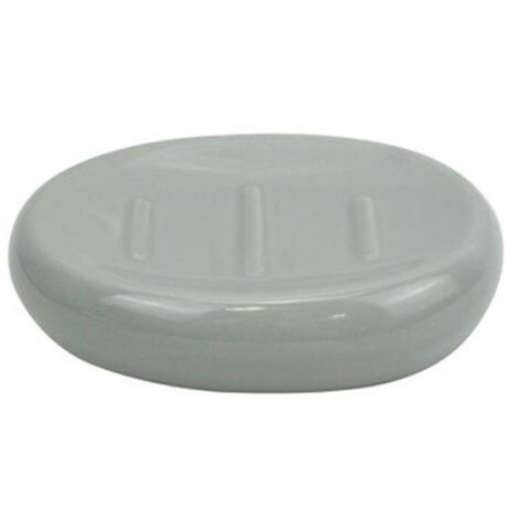 Trade Shop - Jabonera Gris Jabonera De Ceramica Accesorios De Baño Modernos 79254 - (1/2)