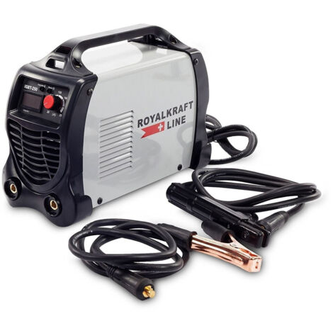 Trade Shop - Saldatrice A Elettrodo Elettrica Inverter Igbt Saldatura 300a Fabbro Cavo 2mt -