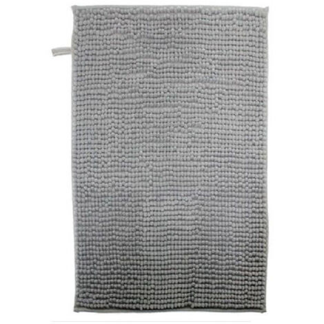 Trade Shop - Tappeto Tappetino Antiscivolo Per Arredo Bagno 45 X 70 Cm Colore Grigio 79920 - (1/3)