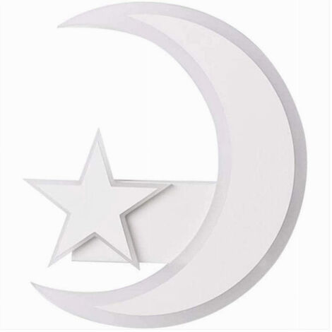 AGM Lampada a forma di luna, luce LED regolabile, stampa 3D, 16 colori, controllo remoto e