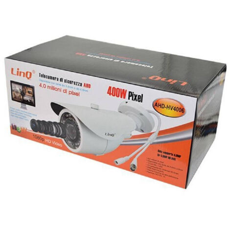 Trade Shop - Telecamera Di Sicurezza Per Dvr Ahd Visione Notturna 3.6mm 400w 1080p Ahd-hv4006 -