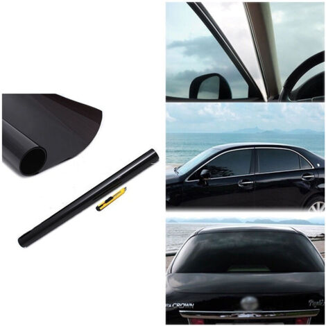 Trade Shop - Lámina Parasol Para Ventanas De Coche 50 X 300 Cm Anti Rayos Uv -